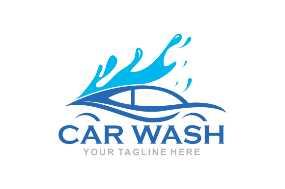 Download Flat Car Wash Logo Background. Best Logo - Logo Collection