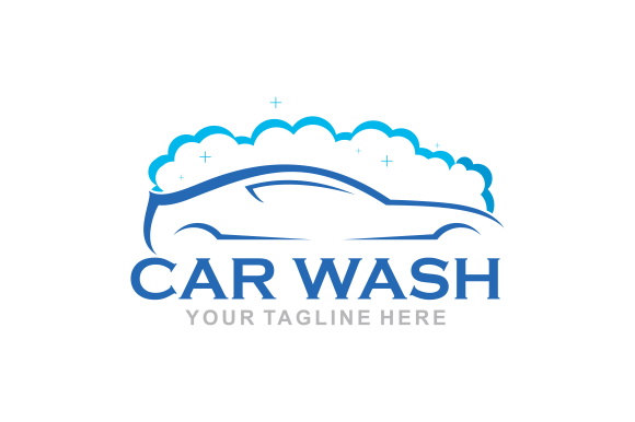 Download Flat Car Wash Logo Background. Best Logo - Logo Collection