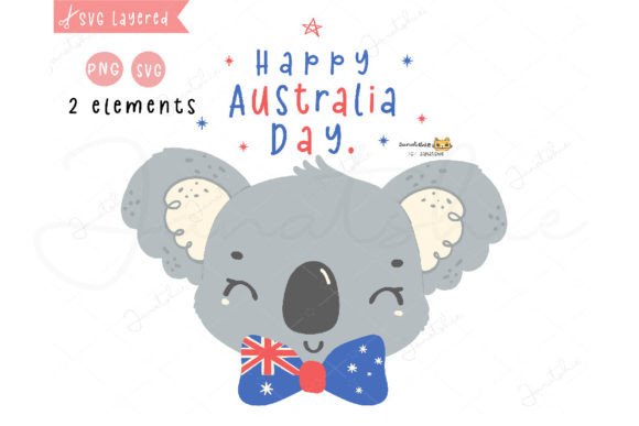 Download Australia Day Baby Koala Clipart SVG - Australia day Collection