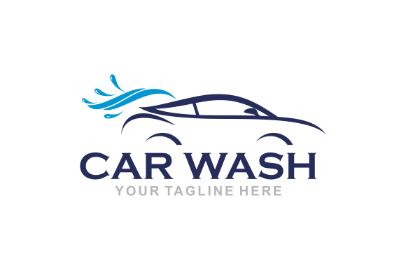 Download Flat Car Wash Logo Background. Best Logo - Logo Collection