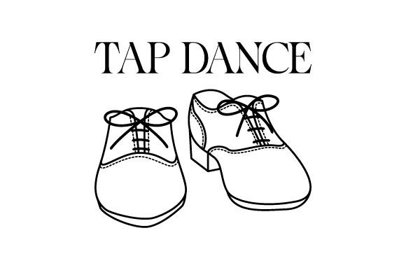 Download Tap Dance Shoes Line Art - Shoes line art Collection