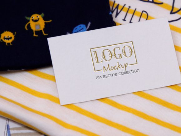 Download Logo Mockup on Kids Alien Design - Logo Collection