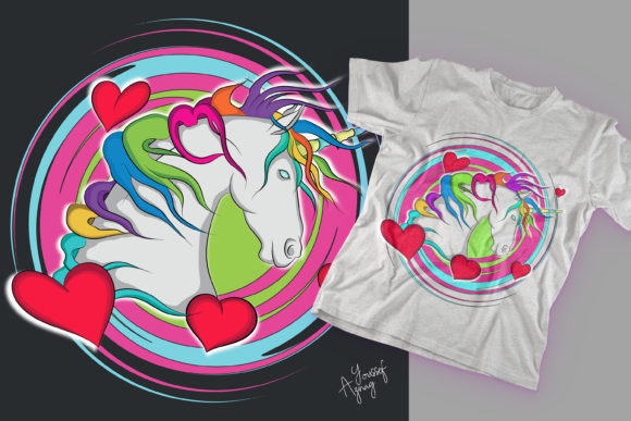 Download Rainbow Unicorn Illustration/graphic - Unicorn Collection